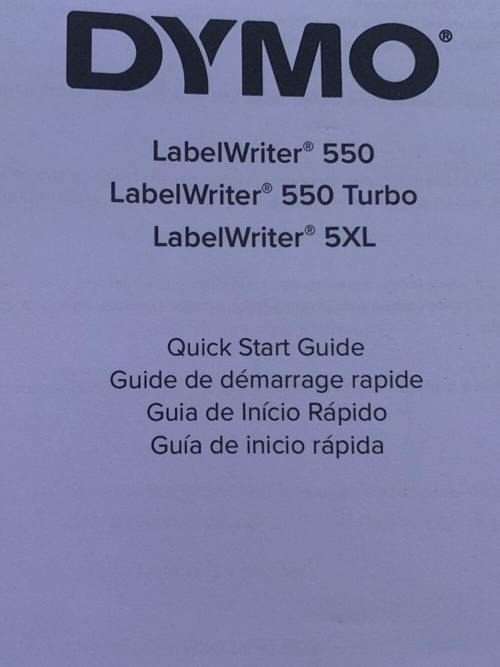Dymo 550 Label Writer 5XL